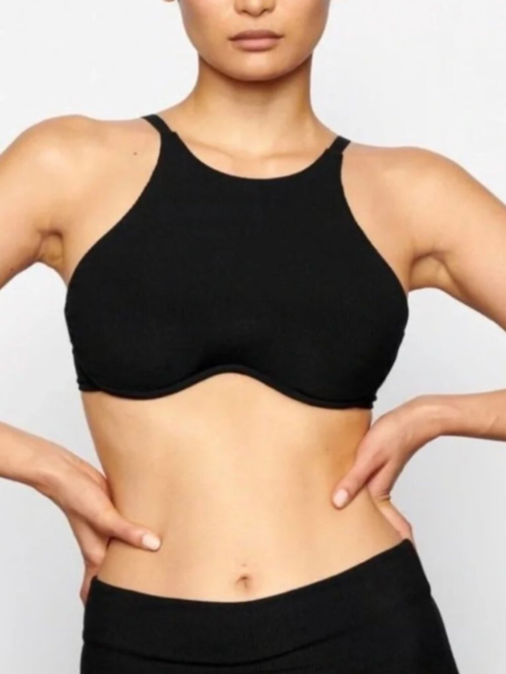 Skims Soft Lounge Underwire High Neck Bra